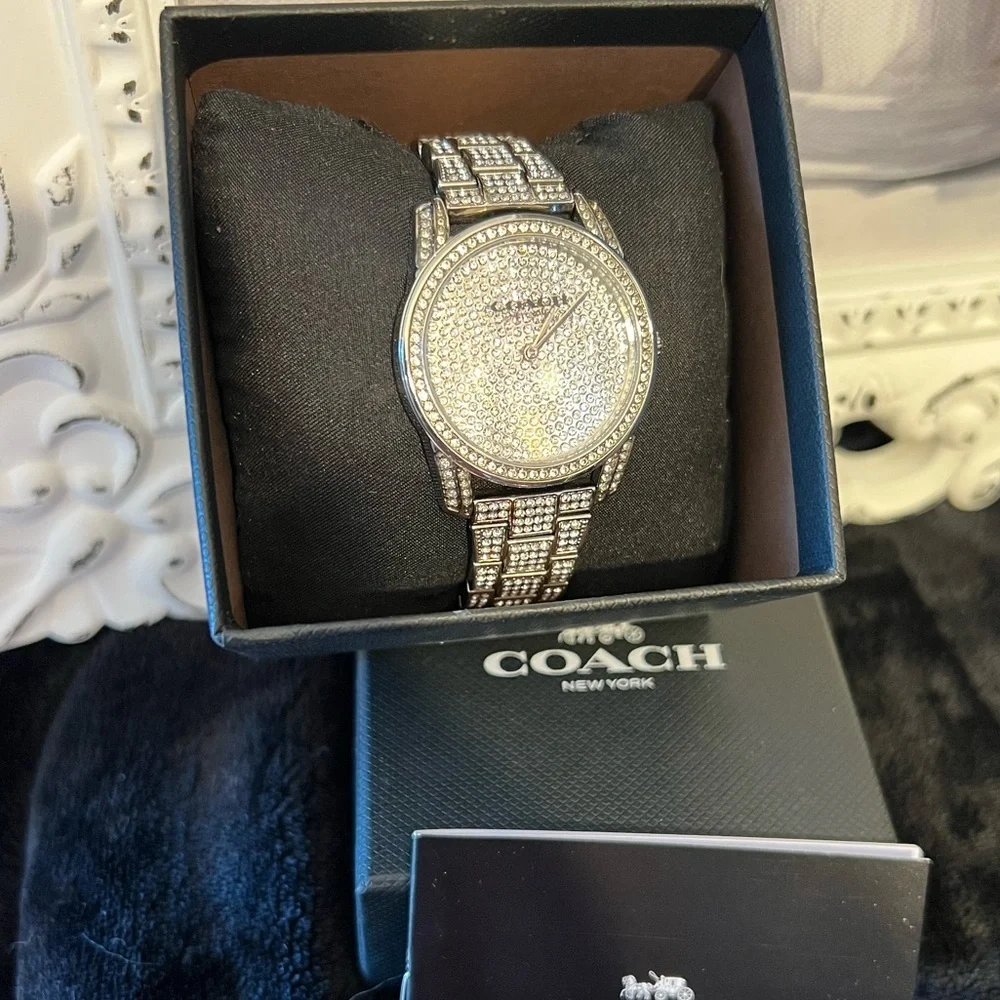 ❤️‍🔥COACH PRESTON 36MM CRYSTAL ACCENT WATCH. #14503856-NWT❤️‍🔥
